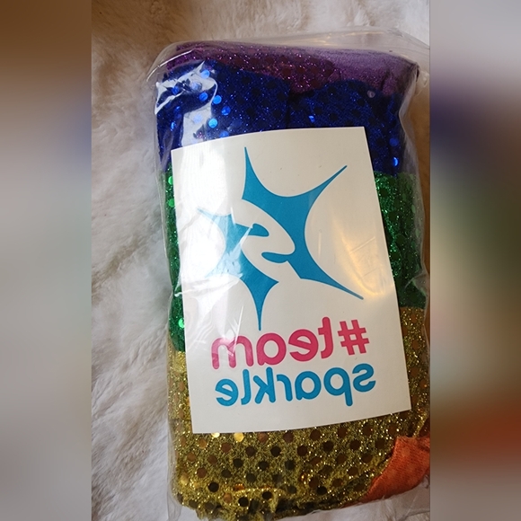 Colorful Sequin Layered Skirt - Picture 5 of 5